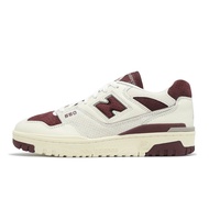 New Balance Casual Shoes 550 Men's Women's Beige Wine Red Retro Couple NB [ACS] BB550LEZ-D