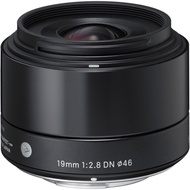 【USED: Near Mint from Japan】Sigma 19mm f/2.8 DN Art Black Lens for Micro Four Thirds MFT M4/3 Panaso