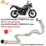 Slip On For KAWASAKI VERSYS-X VERSYS X250 X300 X 300 250 2017 - 2022 2023 Motorcycle Exhaust Escape 