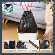 MK Kantong Plastik Sampah 45 x 38cm Roll Dengan Tali Trash Bag Tong Sampah Gulungan Premium