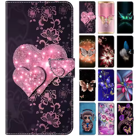 Pink Heart Phone Case for Samsung Galaxy A57 A37 A17 A07 A56 A36 A26 A16 A06 A55 A35 A25 Fundas Wall