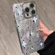 Casing iPhone 11 13 14 15 16 Pro Max Luxury Streaming stars Shockproof Case For iPhone 13PM 16PM 15P