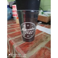 Screen printing cup hok/atm/bravia 12oz and 14oz contents 500pcs thickness 4 grams