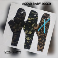 [2y-12y]🔥jogger pant kids army🔥Seluar asker budak 🔥unisex