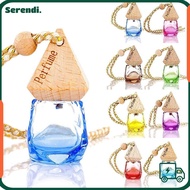 SERENDI Hanging Car Perfume Bottle, Mini Refillable Car Diffuser Bottle, Automotive 8ml Hanging Orna