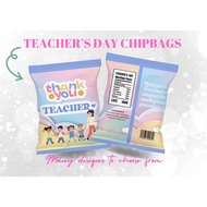 Teachers Day Chip Bag Sweets Bag