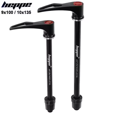 HEPPE Bike Thru Axle 9x100 10x135 MTB Road Bike Front Rear Wheel Hub Thru Axle Bike Hub Shaft Skewer