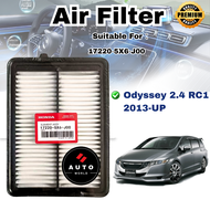 Air Filter Honda Odyssey 2.4 RC 1 (2014-2019) Fifth generation PENAPIS UDARA 17220-5X6-J00 17220-5X6