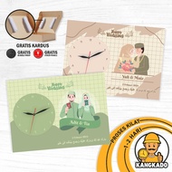 SITTING CLOCK SIZE 10CM