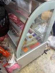 弧形玻璃展示雪櫃
