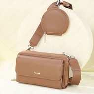 【Pre-order/預訂】PIERRE LOUES Faux Leather Cell Phone Purse Shoulder Bag Handbag with coin case (6 colo