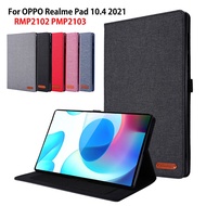 Case For OPPO Realme Pad 10.4 2021 RMP2102 RMP2103 Case Cover Funda Tablet Protective Flip Stand Sof
