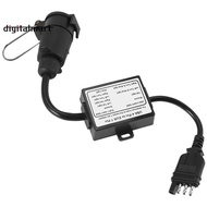 Trailer Light Converter Trailer Wiring Plug Adapter 4-Way to 7-Way Blade Trailer Wiring Plug Adapter