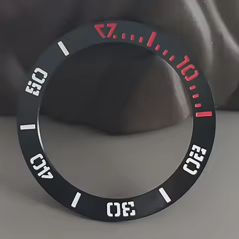 41x32mm Stainless steel Samurai Bezel Insert Ring Fit for King Samurai SRPF79K1 Watch Case Bezel Ins