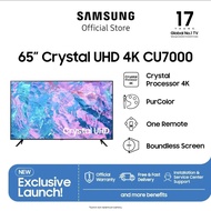 Samsung Smart TV 65 inch 65CU7000 Cyrstal UHD 4K 65" UA65CU7000