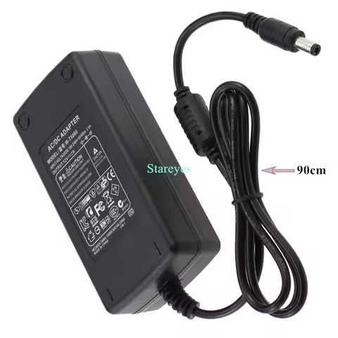 1 Piece AC100-240V to DC 12V 5A 6A EU US AU UK Power Adapter Supply Charger LED Lighting Transformer