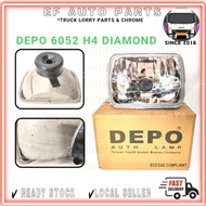 💯 ORI DEPO 6052 H4 DIAMOND HEAP LAMP 5''X7'' LAND CRUISER LJ78 LC2 HICOM ISUZU FORD T3000 PICKUP VAN