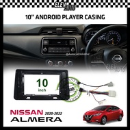 Nissan Almera Turbo 2020 2021 2022 Android Player Casing 10" with Player Socket