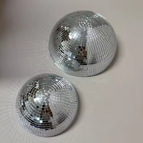 10/15/20 cm disco hemisphere disco ball mirror ball solid hemisphere wedding stage mirror