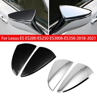 For Lexus ES ES200 ES250 ES300h ES350 2018-2021 Car Rear View Door Mirror Cover Wing Exterior Sticker Side Shell Caps Trim Case