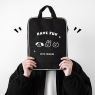 AUG8 STORE 可愛動物 筆電/平板包 內置絨