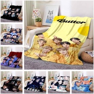 BTS BTS BTS Star Blanket Sofa Office Nap Air Conditioning Blanket Soft Keep Warm Customizable A6