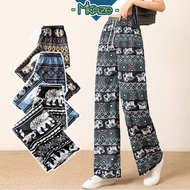 MIKAZE - ZELLA Seluar Panjang Batik Gajah Thailand Longgar, Kain Sejuk