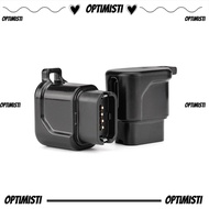 OPTIMISTI USB-C Bike Charger, Waterproof Fast Charging 4-Pin to Type-C Converter, Portable LED Indic