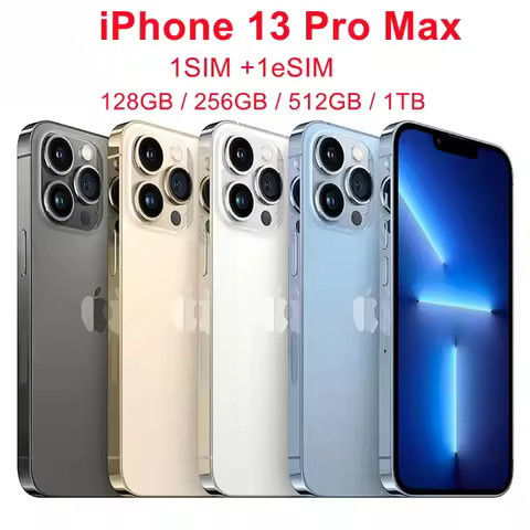 IPhone 13 Pro Max 6GB RAM 128/256GB ROM OLED A15 Face ID NFC Original 5G Cell Phone IOS Mobile Phone