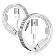2 Pack 2ft Short iPhone 15 USB to USB C CarPlay Cable for iPhone 15 Pro Max 15 Plus, USB A to USB C 