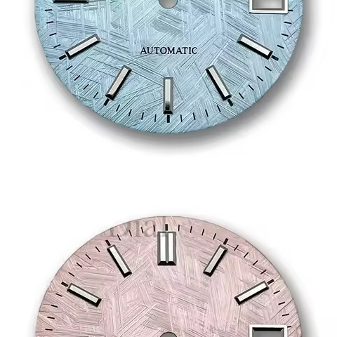 28.5mm Case Mod Parts Sterile Spring Light Color Matte Meteorolite Texture Watch Dial for Grand Seik