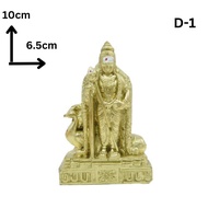 Beautiful idol of Lord Murugan coated with golden color Polyresin | Murugan Statue for Pooja Gift