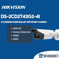 HIKVISION DS-2CD2T43G2-4I 4MP ACUSENSE FIXED BULLET NETWORK CAMERA