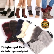 Winter World Fur Foot Warmer | Women's Faux Fur Leg Warmers Winter Boots Cover