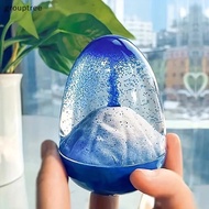 grouptree Eggshell Volcanic Eruption, Floating Sand Volcanic Eruption Ornament, Acrylic Crystal Liqu