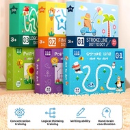 Children's Footprint Book Set Write Recover Letters for Kids