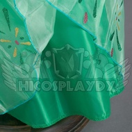 hiCosplaydy Kids Princess Anna Cosplay Costume Dress