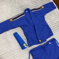 B13# ชุดยูโด ยูยิตสู สีน้ำเงิน MOOTO BJJ JUDO uniform blue Jiujitsu Judo Gi