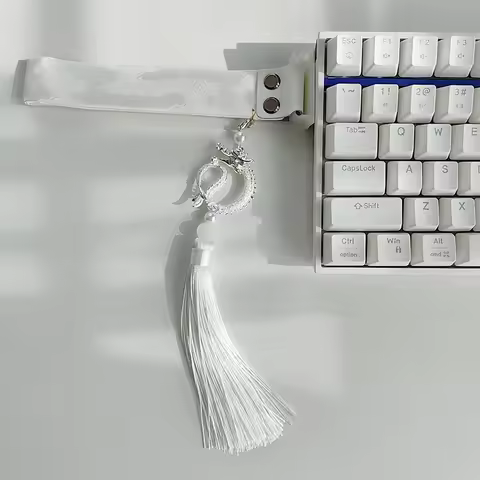 Wooting 60he Straps Keyboard Ribbon Strap White Fita Para Teclado Anime Costom Magnetic Axis Refit R