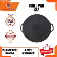 READY TO SHIP - READY MADIUN / GSF 36 CM GRILL PAN / GSF NON-STICK GRILL PAN / 36 CM NON-STICK GRILL