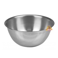 34cm Thick Stainless Steel Basin - 34cm Stainless Mixing Bowl