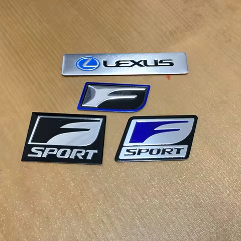 Car Emblem Badge Sticker For Lexus F SPORT GS GX IS LS LX NX RX UX CT LC RC GX460 Ct200h IS250 ES 22