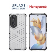 UFLAXE Honeycomb Ốp Cứng Chống Sốc cho Honor 90 5G / Honor 90 Lite 5G Ốp Điện Thoại Trong Suốt Ốp Lư
