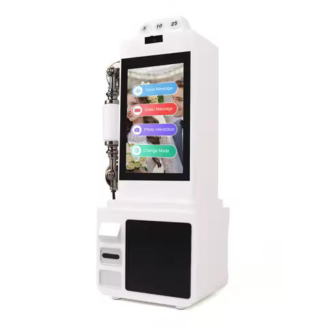 64GB 8" Touchscreen Big Screen Audio Video Guestbook Phone Payphone Booth Message Recording MP4 Vide