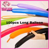 100PCS Long Balloons Twisting Balloon Size 260Q For Decoration Happy Party Needs