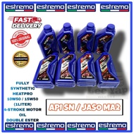 ESTREMO FULLY SYNTHETIC HEATPRO 10W50 / 15W50 (1LITER) 4-STROKE MOTOR OIL 100% ORIGINAL ESTREMO HIGH
