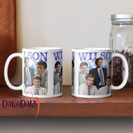 Dr Wilson House MD blue flames 11 oz. Ceramic Coffee Mug