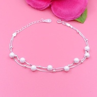 Manufacturer Sterling Silver Wholesale 990 Sterling Silver Bracelet Transfer Beads Snake Bone Bracel