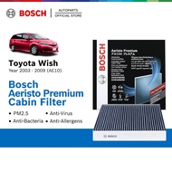 Bosch Aeristo Premium Activated 0986AF7013 Carbon Cabin Air Filter for Toyota Wish A10 year 2003 - 2