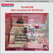KOREA COSTCO GLAMSTER Hair Accessory Set (80 Pieces) / Includes Ring
